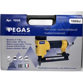 Скобозабивной пистолет Pegas pneumatic 1022J 1034 (артикул 16508883) – фото 3