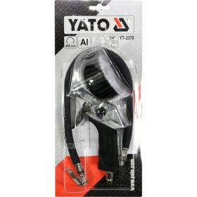 Пистолет для накачивания колес YATO с манометром YT-2370 (артикул 16134119) – фото 4