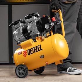 Безмасляный компрессор DENZEL DLS950/24 950 Вт, 165 л/мин, ресивер 24 л 58026 (артикул 15905072) – фото 6