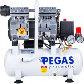 Малошумный компрессор Pegas pneumatic PG-601 безмасляный 6615 (артикул 18728700) – фото 6
