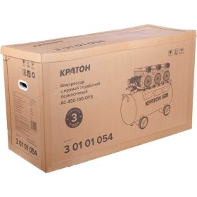 Безмасляный компрессор с прямой передачей Кратон AC-450-100-OFS 3 01 01 054 (артикул 16047342) – фото 7