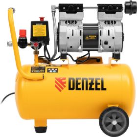 Безмасляный компрессор DENZEL DLS950/24 950 Вт, 165 л/мин, ресивер 24 л 58026 (артикул 15905072) – фото 8