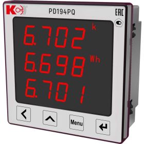 Многофункциональный сетевой измеритель КС PD194PQ-9R4T 5/5А 500В К 3ф. 4пр -40+70 кл. т. 0,5 61003 (артикул 26522456) – фото 1