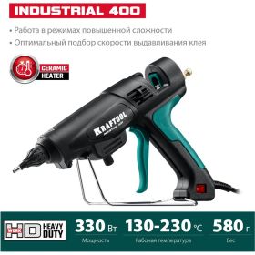 Термоклеящий пистолет KRAFTOOL Pro 06843-300-12 (артикул 15512253) – фото 2
