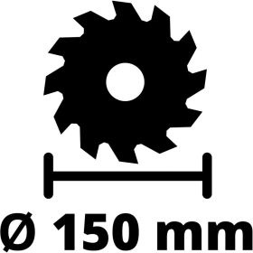 Циркулярная аккумуляторная пила Einhell PXC TE-CS 18/150 Li-Solo 4331220 (артикул 18648125) – фото 4
