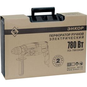Перфоратор Энкор SDS+ ПЭ-780/24ЭР 50116 (артикул 15634767) – фото 4