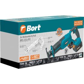 Аккумуляторная сабельная пила BORT BRS-21Li-FD 93412765 (артикул 21713350) – фото 7