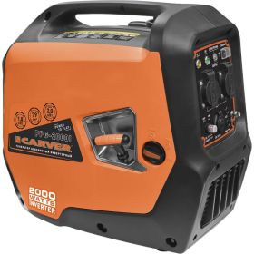 Бензиновый генератор CARVER PPG- 2000I инверторный 1,8/2,0 кВт, 220/12В, бак 4 л, 2 розетки 01.020.00022 (артикул 16520736) – фото 1
