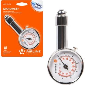 Металлический стрелочный манометр Airline 7 АТМ APR-M-02 (артикул 15536114) – фото 1