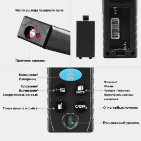 Лазерный дальномер DEKO LRD110-50m 065-0205 (артикул 16504504) – фото 2