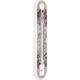 Комнатный термометр INBLOOM пластик, 19x4 см, ""Цветы"", на блистере 473-030 (артикул 26608436) – фото 2