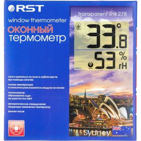 Цифровой оконный термометр-гигрометр RST RST01278 (артикул 16630754) – фото 3