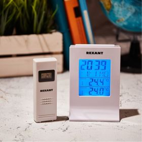 Метеостанция с беспроводным выносным датчиком REXANT 70-0595 (артикул 22875357) – фото 7