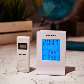 Метеостанция с беспроводным выносным датчиком REXANT 70-0595 (артикул 22875357) – фото 8
