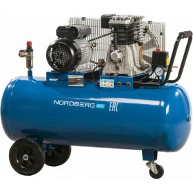 Поршневой компрессор NORDBERG ECO NCE100/400-220 220В (артикул 15779975) – фото 1