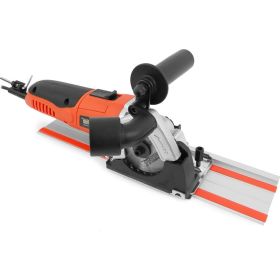 Циркулярная мини-пила MESSER M200 в комплекте 3 диска (алмаз, HSS, TCT) и направляющая шина 10-40-204 (артикул 21755320) – фото 1
