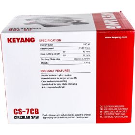 Дисковая пила KEYANG CS-7CB (артикул 15946469) – фото 18