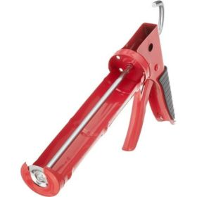 Пистолет для выдавливания силикона INTERTOOL 225мм, с обрезиненной рукояткой HT-0023 (артикул 20216644) – фото 3