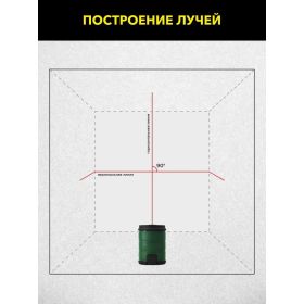 Лазерный уровень TECHNICOM TC-LL20R (артикул 26023583) – фото 3
