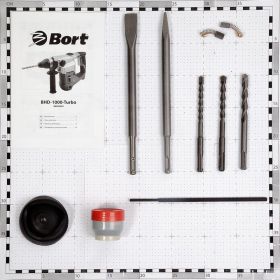 Электрический перфоратор Bort BHD-1000-TURBO 98296594 (артикул 15693039) – фото 4