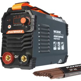 Cварочный инверторный аппарат Patriot WM230DVC MMA с маской 300D 605302291 (артикул 22350441) – фото 1