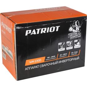 Сварочный инверторный аппарат PATRIOT WM230D 605302023 (артикул 18185017) – фото 11