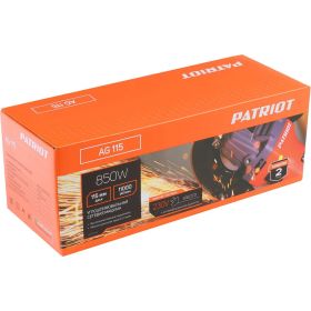 Углошлифовальная машина (УШМ) PATRIOT AG 115 тонкий корпус, пылезащищенная, диск 115 мм 110301115 (артикул 26628582) – фото 4