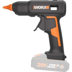 Аккумуляторный клеевой пистолет WORX 20 В, без акб и зу WX045.9 (артикул 30081818) – фото 2
