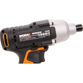 Ударный аккумуляторный винтоверт WORX 20 В, 1х2Ач, кейс WX291 (артикул 16451812) – фото 2