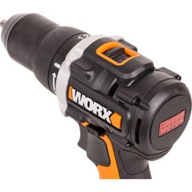 Аккумуляторная бесщёточная дрель-шуруповерт WORX 20В, 60Нм, бесщеточная, 2Ач х2, ЗУ, кейс WX102 (артикул 28801100) – фото 4