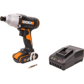 Ударный аккумуляторный винтоверт WORX 20 В, 1х2Ач, кейс WX291 (артикул 16451812) – фото 5