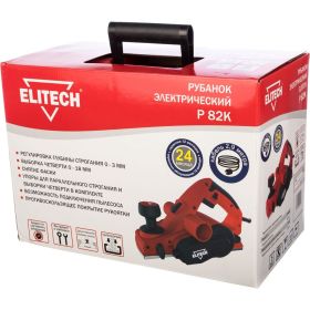 Рубанок Elitech Р 82К (артикул 15491708) – фото 10