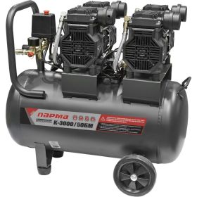 Компрессор Парма K-3000/50БМ безмасляный 2*1500 Вт, 50л, 474 л/м 02.014.00008 (артикул 16461512) – фото 3