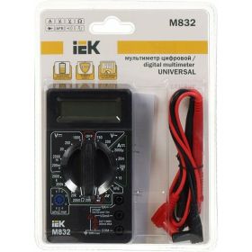 Цифровой мультиметр IEK Universal M832 7327705 TMD-2S-832 (артикул 15960024) – фото 5