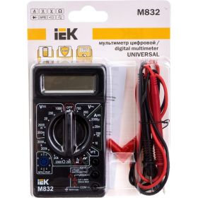 Цифровой мультиметр IEK Universal M832 7327705 TMD-2S-832 (артикул 15960024) – фото 7
