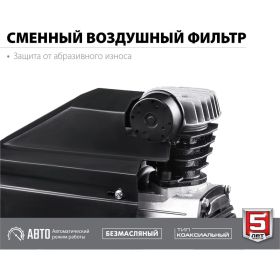 Безмасляный воздушный компрессор 200 л/мин ЗУБР КП-200-24 (артикул 16194756) – фото 7