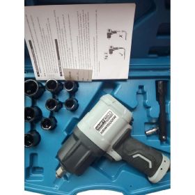 Пневматический ударный гайковерт с комплектом ударных головок KraftWell 1/2"", 1500 Нм KRW1500IW-T (артикул 16448617) – фото 4