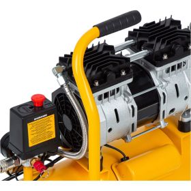 Безмасляный компрессор DENZEL DLS650/10 650 Вт, 120 л/мин, ресивер 10 л 58021 (артикул 15905071) – фото 6