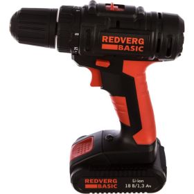 Аккумуляторная дрель-шуруповерт REDVERG Basic SD18L/1-2 6628621 (артикул 15985346) – фото 7