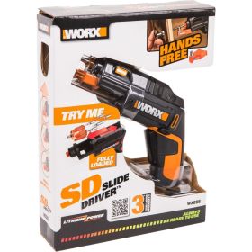 Аккумуляторная отвертка с набором бит WORX WX255 SD Slide Driver WX255 (артикул 16045443) – фото 8