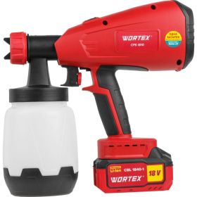 Аккумуляторный краскораспылитель WORTEX CPS 1810 ALL1 0333270 (артикул 25660641) – фото 8