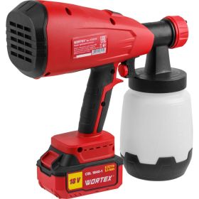 Аккумуляторный краскораспылитель WORTEX CPS 1810 ALL1 0333270 (артикул 25660641) – фото 9
