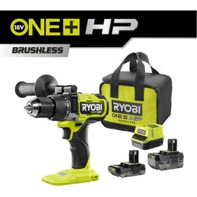 Дрель-шуруповерт Ryobi RPD18X-242S 18В, бесщеточная, ударная 5133005283 (артикул 28176812) – фото 4