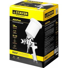 Пневматический краскопульт STAYER PROFESSIONAL AirPro 06476-1.4 (артикул 15890262) – фото 4