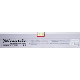Алюминиевое правило с уровнем, L-3,0 м MATRIX 89641 (артикул 13701421) – фото 3
