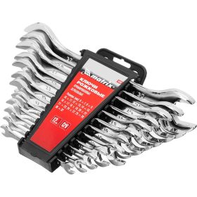 Набор рожковых ключей 12 шт. MATRIX Master 15242 (артикул 13946441) – фото 4