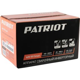 Сварочный аппарат PATRIOT WM 181Smart MMA 605302135 (артикул 19653456) – фото 5