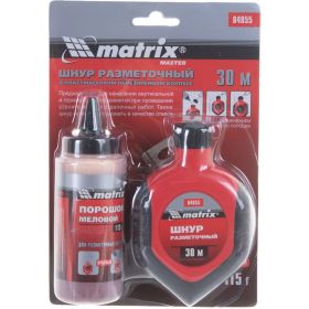 Разметочный шнур 30м + красный порошок MATRIX MASTER 84855 (артикул 13701127) – фото 3