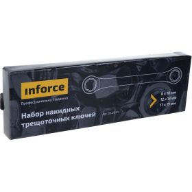 Набор накидных трещоточных ключей Inforce 06-05-91 (артикул 15913353) – фото 2