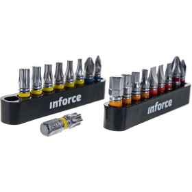 Набор инструментов Inforce 101 предмет 1/2 дюйма и 1/4 дюйма 06-07-15 (артикул 15782282) – фото 16